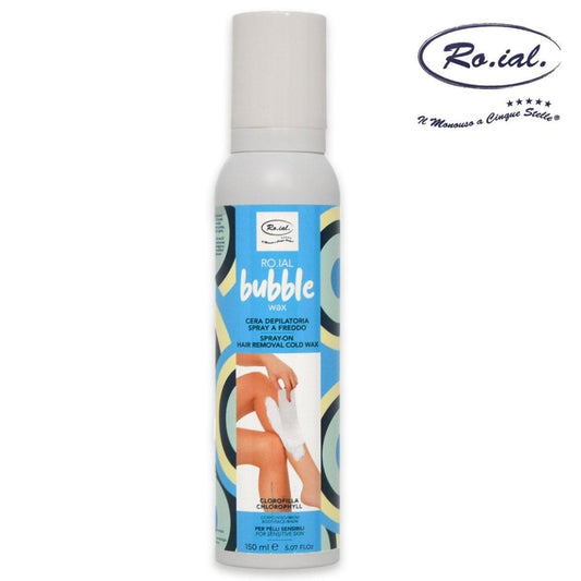 Ro.ial Bubble Wax Cera Depilatoria Spray a Freddo Clorofilla 150 ml