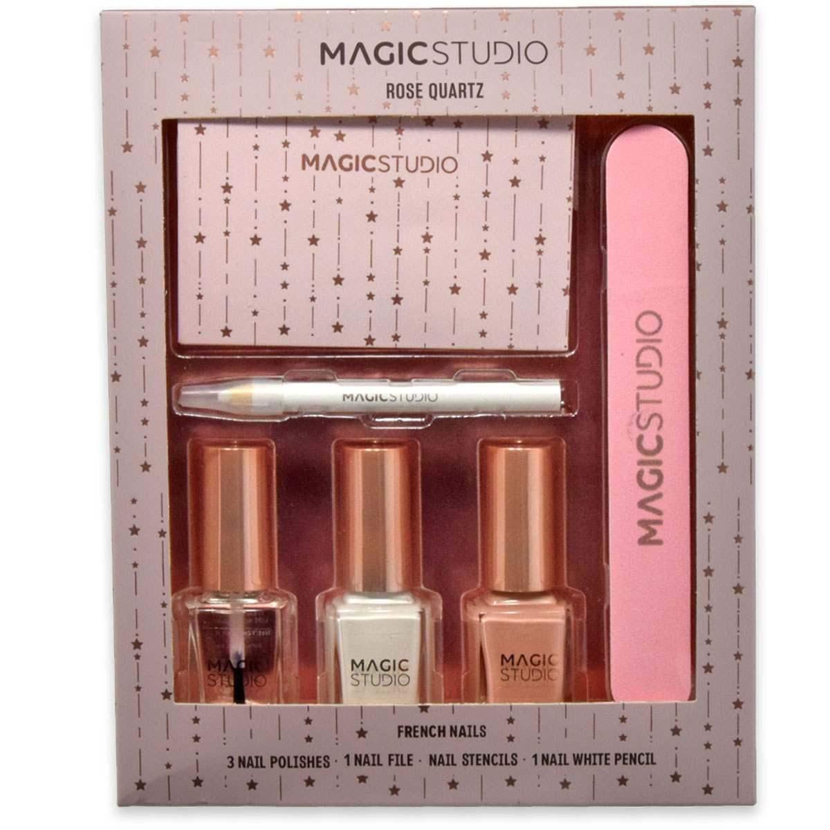 Magic Studio Set  Rose Quartz French Nails