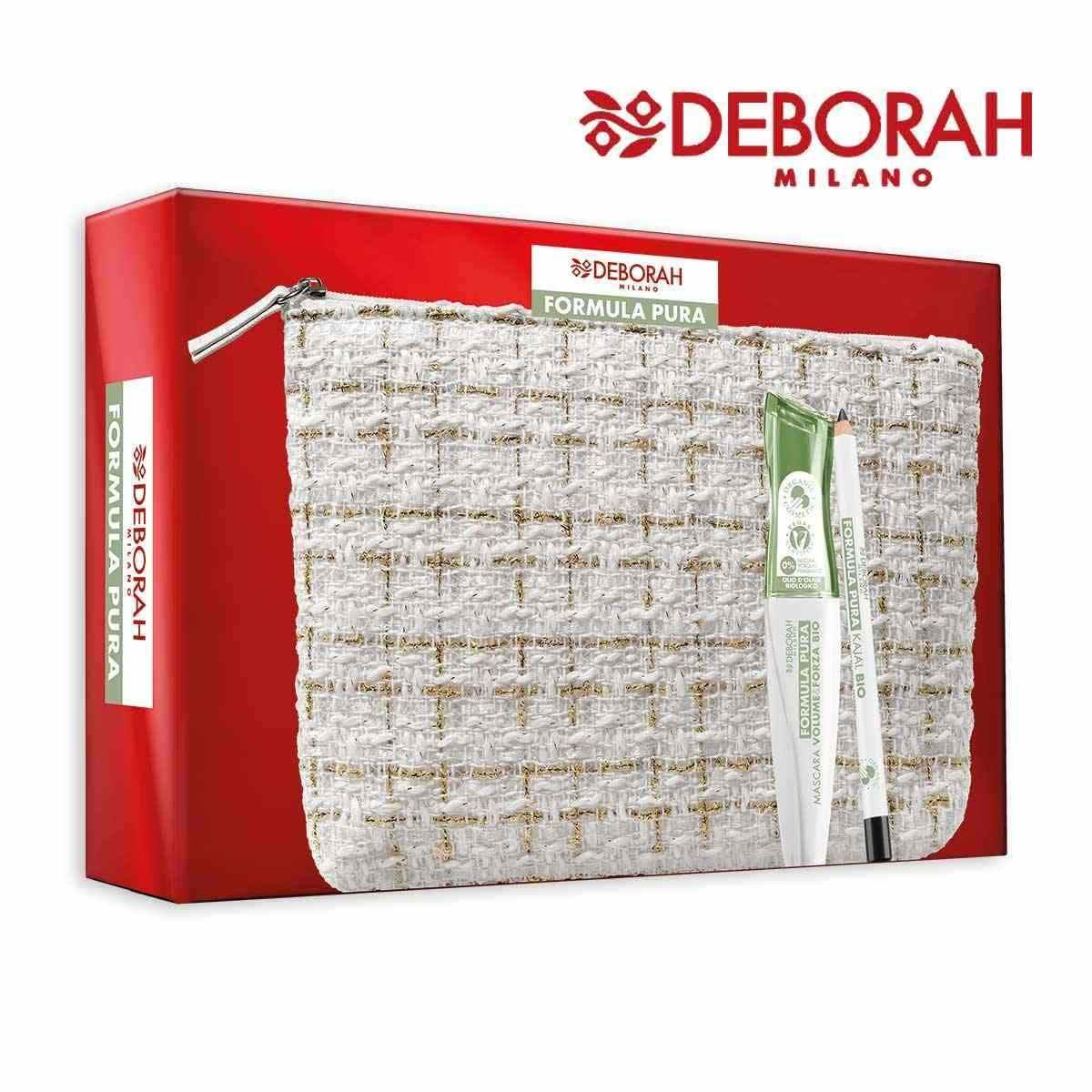 Deborah Milano Formula Pura Donna Confezione Regalo 2024 2 Pezzi + Pochette Vari Tipi