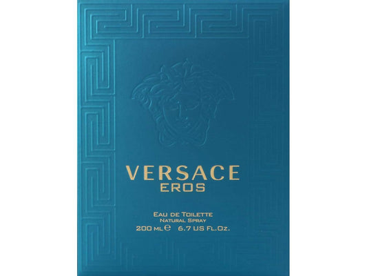 Versace Eros Uomo Eau de Toilette 200 ml Spray (MAXI FORMATO)