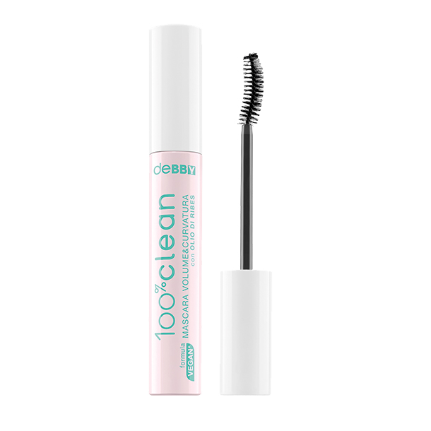 Debby Mascara 100% Clean Formula Vegana Volume e Curvatura