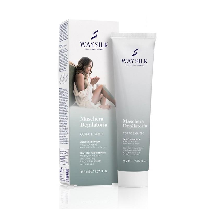 Waysilk Maschera Depilatoria  Corpo e Gambe Argilla Verde 150 ml