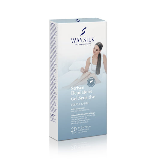 Waysilk Strisce Depilatorie Gel Sensitive Corpo e Gambe