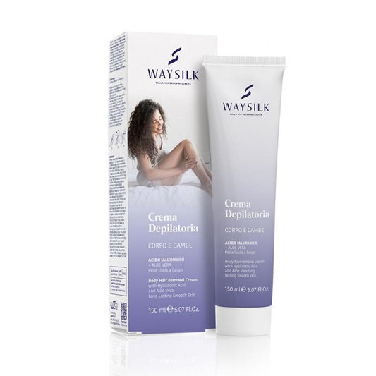 Waysilk Crema Depilatoria Corpo e Gambe Aloe Vera 150 ml