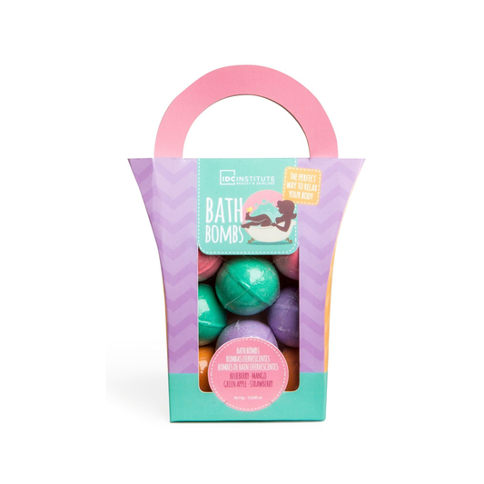 IDC Institute Bath Bombs Bomba da Bagno Effervescente Confezione Regalo