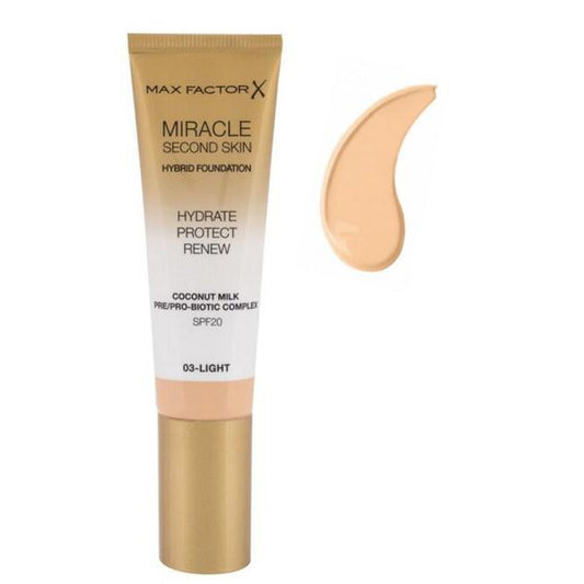 Max Factor  Fondotinta Miracle Second Skin 03 Light