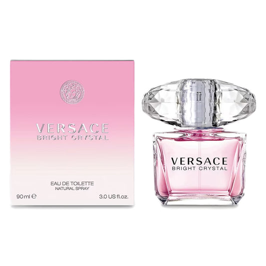 versace bright crystal eau de toilette 90 ml donna