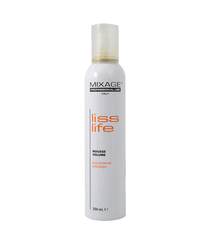 MIXAGE MOUSSE LISS LIFE  LISCIO ANTICRESPO VOLUME 350 ML