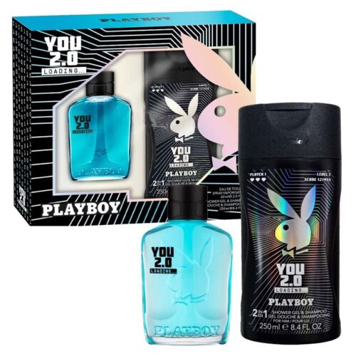 play boy 2.0 uomo confezione regalo profumo e shampoo doccia